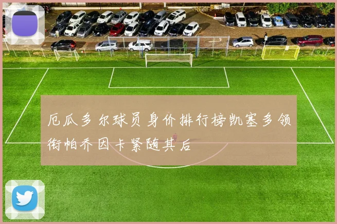 厄瓜多尔球员身价排行榜凯塞多领衔帕乔因卡紧随其后